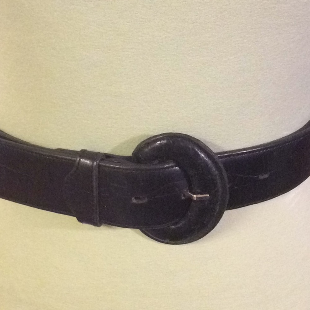 Leather belt